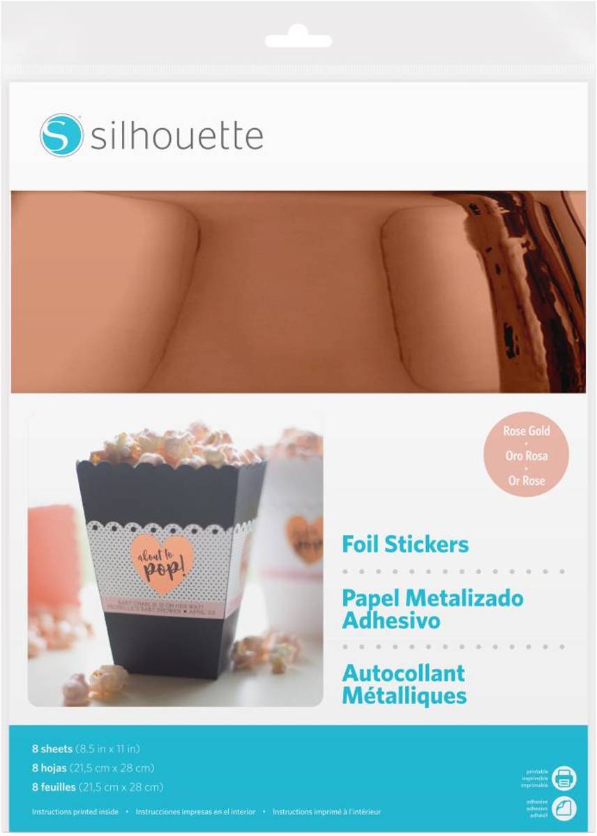 Printbare stickervellen - Rose Gold | Silhouette America